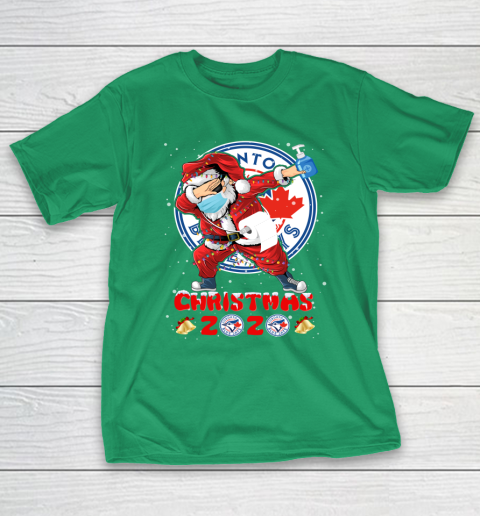 Toronto Blue Jays Funny Santa Claus Dabbing Christmas 2020 MLB T-Shirt 5