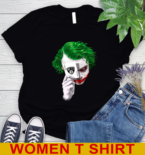 Brooklyn Nets NBA Basketball Joker Card Shirt Women's T-Shirt