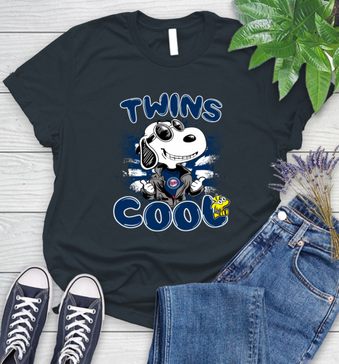 MLB Baseball Minnesota Twins Cool Snoopy Shirt Women's T-Shirt 6