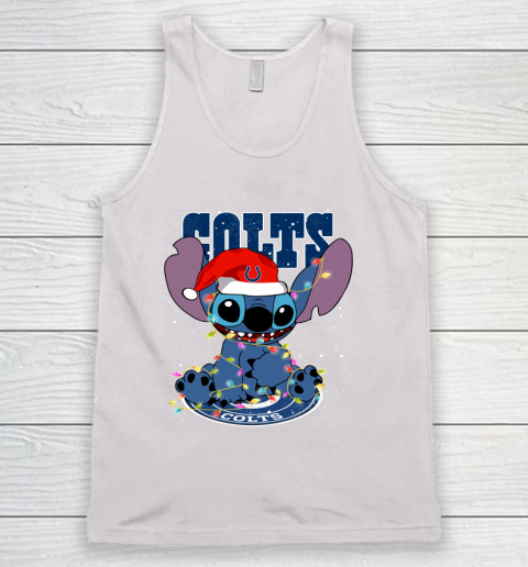 Indianapolis Colts NFL Football noel stitch Christmas Tank Top