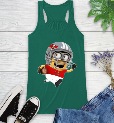 NFL Tampa Bay Buccaneers Minions Disney Football Sports Racerback Tank 7