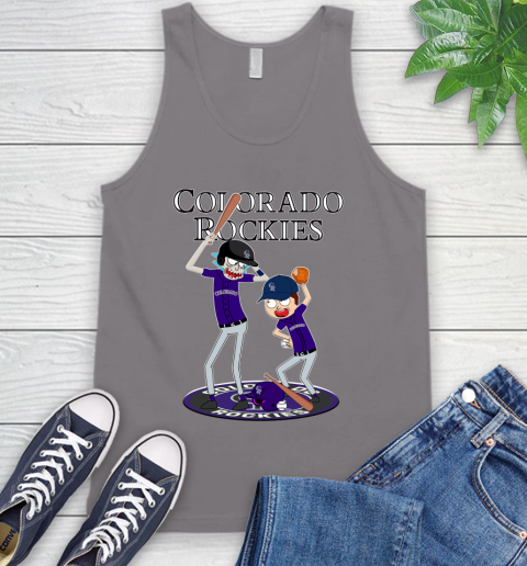 MLB Colorado Rockies Rick And Morty Baseball 76