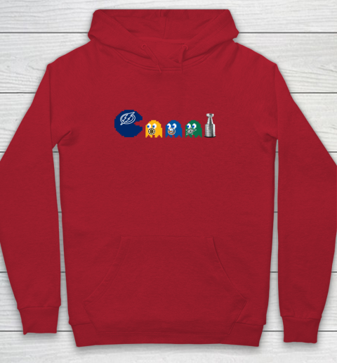 Tampa Bay Lightning x Pacman Create History For Stanley Cup Youth Hoodie 9