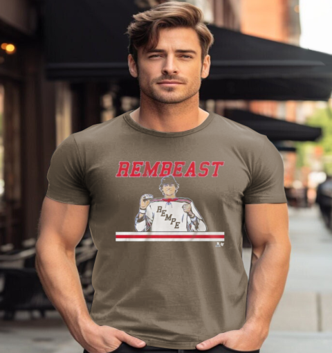 The Matt Rempe Rembeast T-Shirt rbyk the matt rempe rembeast classic t shirt 2 front brown savana