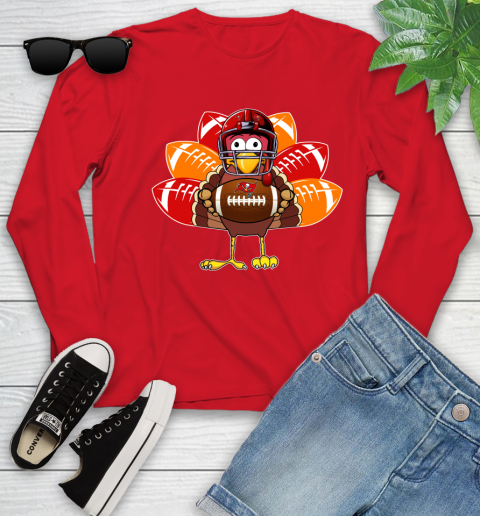 Tampa Bay Buccaneers Turkey Thanksgiving Day Youth Long Sleeve 11