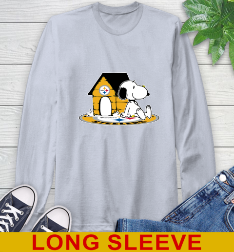 NFL Football Pittsburgh Steelers Snoopy The Peanuts Movie Shirt Long Sleeve T-Shirt 6
