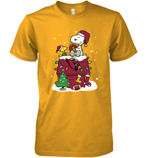6nqj a happy christmas with arizona cardinals snoopy premium guys tee 5 front gold