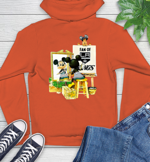 NHL Hockey Los Angeles Kings Mickey Drawing Shirt 16