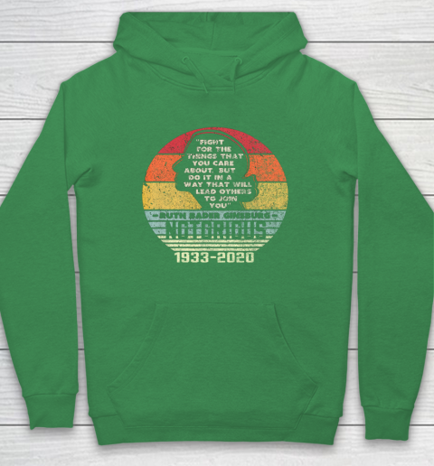 Notorious RBG 1933  2020 Fight For The Things You Care About Hoodie 5