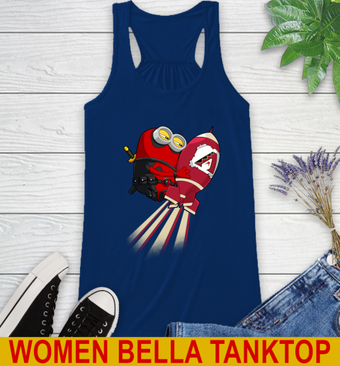 MLB Baseball Arizona Diamondbacks Deadpool Minion Marvel Shirt Racerback Tank 7