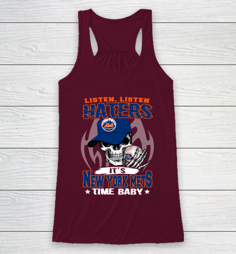 Listen Haters It is METS Time Baby MLB Racerback Tank 2
