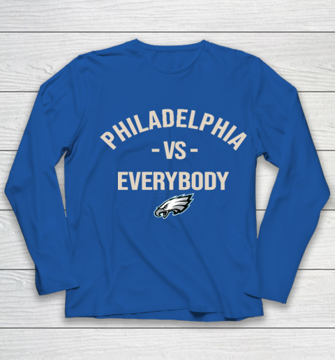 Philadelphia Eagles Vs Everybody Youth Long Sleeve 7