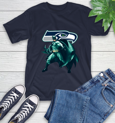 NFL Batman Football Sports Seattle Seahawks T-Shirt 4