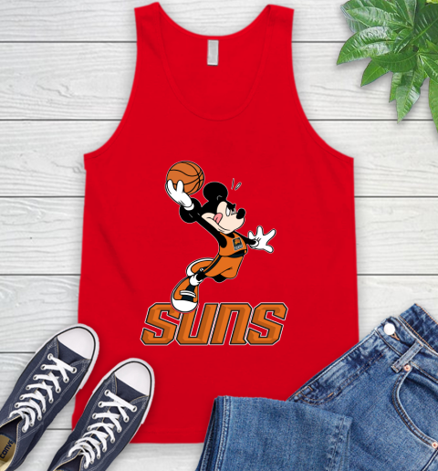 NBA Basketball Phoenix Suns Cheerful Mickey Mouse Shirt Tank Top 6