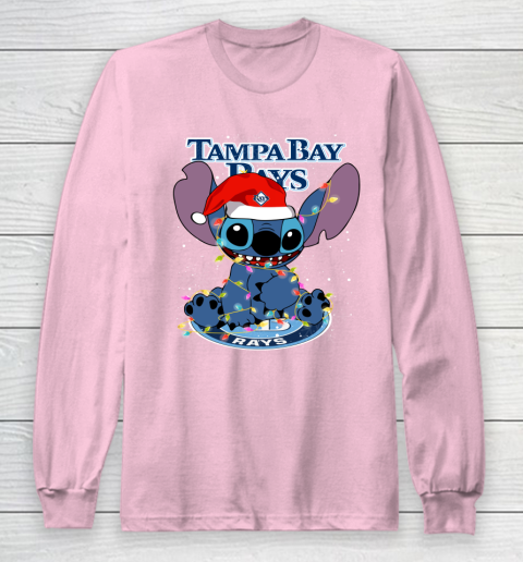 Tampa Bay Rays MLB noel stitch Baseball Christmas Long Sleeve T-Shirt 6