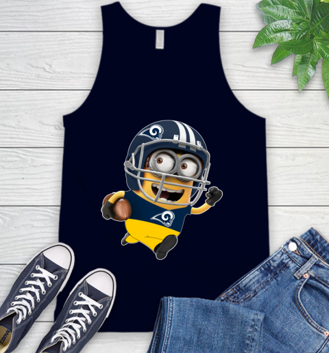 NFL Los Angeles Rams Minions Disney Football Sports Tank Top 3