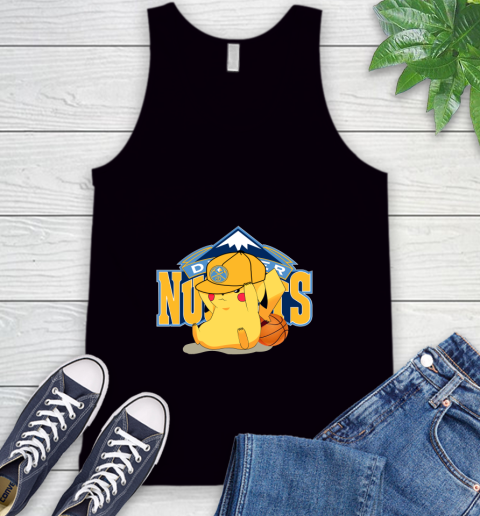 NBA Pikachu Basketball Sports Denver Nuggets Tank Top 2