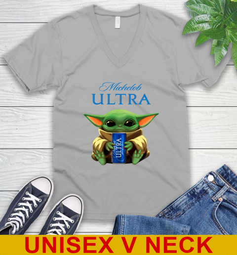 Star Wars Baby Yoda Hugs Michelob Ultra Beer Shirt 52