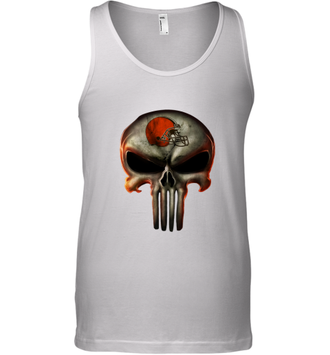 Cleveland Browns The Punisher Mashup Football Tank Top