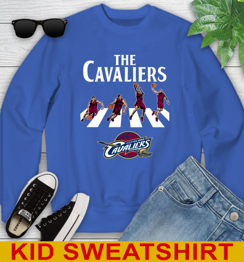 NBA Basketball Cleveland Cavaliers The Beatles Rock Band Shirt Youth Sweatshirt 6