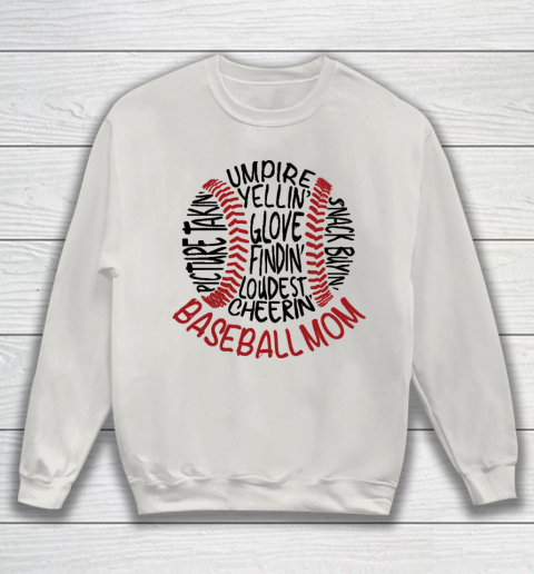 Mother's Day Funny Gift Ideas Apparel  Baseball Mom 2 T Shirt Sweatshirt 8