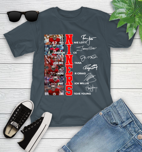 Niners Player Name And Signature San Francisco 49ers Shirts 102