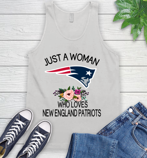 NFL Just A Woman Who Loves New England Patriots Football Sports Tank Top