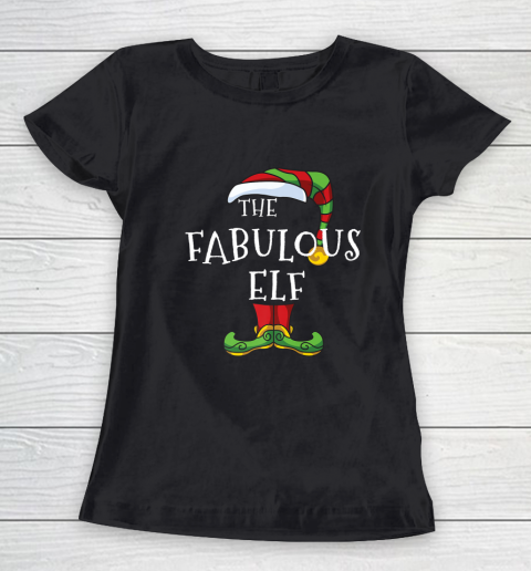Fabulous Elf Family Matching Christmas Group Gift Pajama Women's T-Shirt