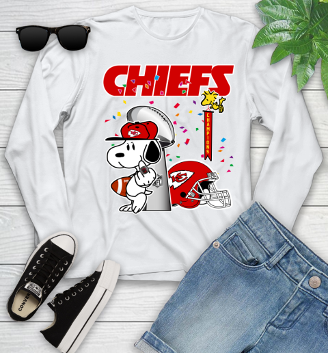 Kansas City Chiefs Champions Super Bowl 2020 Snoopy Middle Finger Shirt 123
