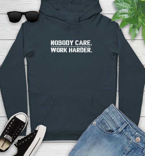 Lamar Jackson Nobody Cares Work Harder Youth Hoodie 10