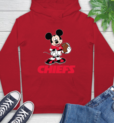 NFL Football Kansas City Chiefs Cheerful Mickey Mouse Shirt Hoodie 11