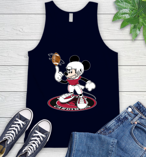 NFL Football Arizona Cardinals Cheerful Mickey Disney Shirt fish pond Tank Top 3