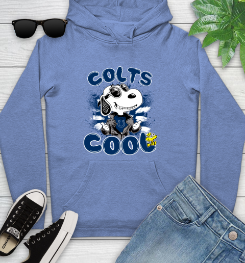 NFL Football Indianapolis Colts Cool Snoopy Shirt Youth Hoodie - Image 12