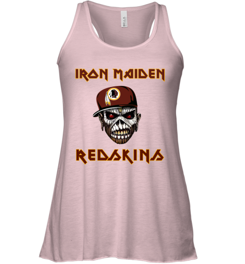 NFL Washington Redskins Iron Maiden Rock Band Music Football Sports uWvRyMvy2lr flowy tank 32 95 151514 front soft pink