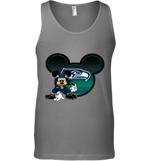 NFL Seattle Seahawks Mickey Mouse Disney Football T Shirt - Rookbrand