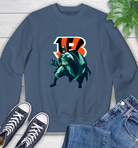 NFL Batman Football Sports Cincinnati Bengals Sweatshirt 7