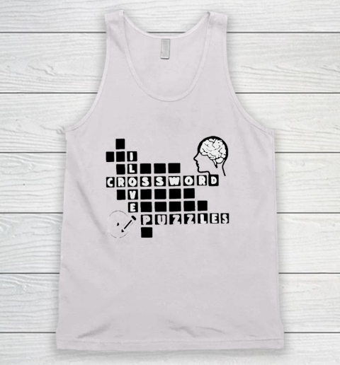 Casual Shirt Crossword Clue, Lacked Originality Crossword, Crossword Puzzle Shirt, Crossword Lover Tank Top