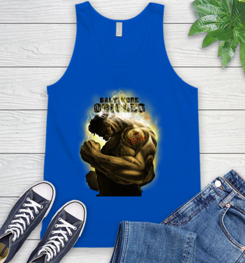 Baltimore Orioles MLB Baseball Hulk Marvel Avengers Sports Tank Top 4