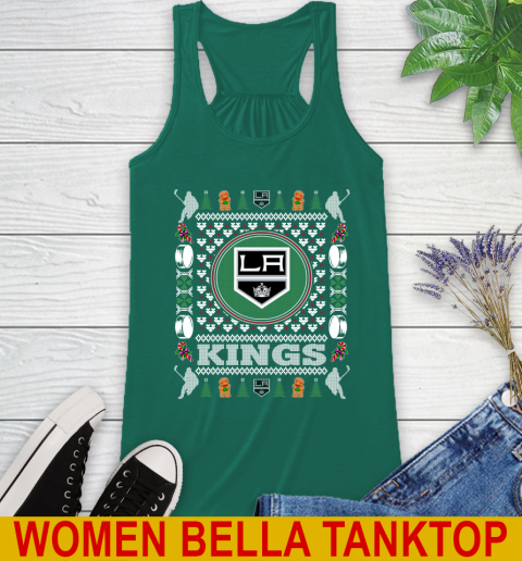Los Angeles Kings Merry Christmas NHL Hockey Loyal Fan Racerback Tank 5