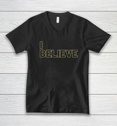 Coach Prime Shirt I Believe V-Neck T-Shirt