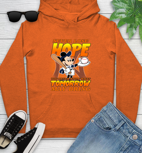 New York Yankees MLB Baseball Mickey Disney Never Lose Hope Youth Hoodie 4