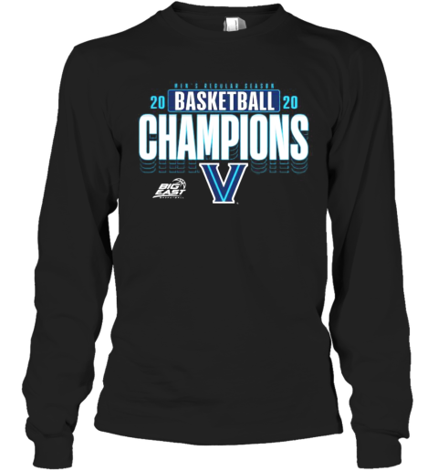 Men'S Regular Season 2020 Basketball Champions Villanova Wildcats Long Sleeve T-Shirt