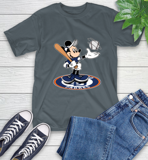 MLB Baseball San Diego Padres Cheerful Mickey Disney Shirt T-Shirt 7