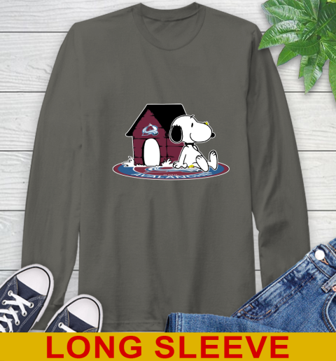 NHL Hockey Colorado Avalanche Snoopy The Peanuts Movie Shirt Long Sleeve T-Shirt 8