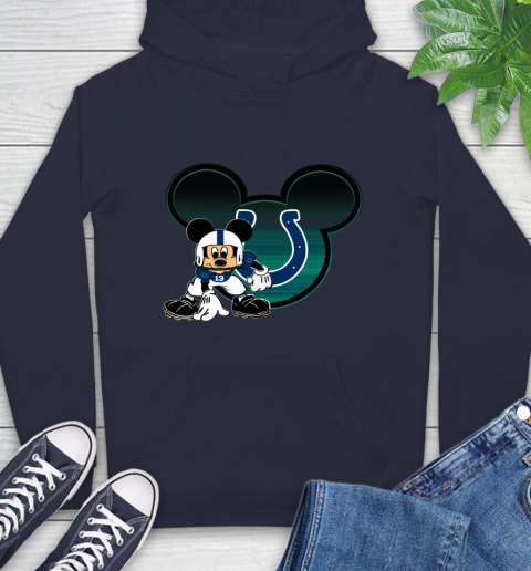 NFL Indianapolis Colts Mickey Mouse Disney Football T Shirt Hoodie 4