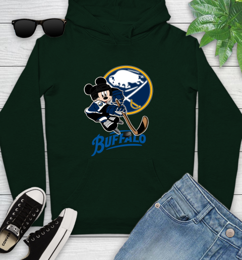 NHL Buffalo Sabres Mickey Mouse Disney Hockey T Shirt Youth Hoodie 13