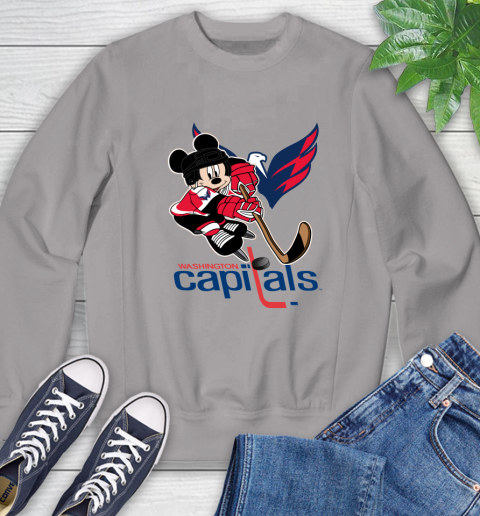 NHL Washington Capitals Mickey Mouse Disney Hockey T Shirt Sweatshirt 5