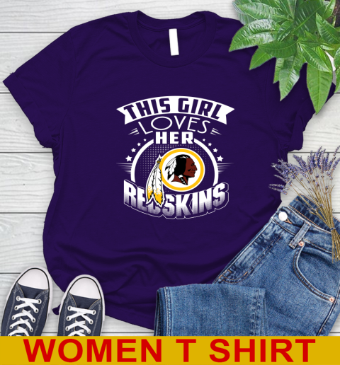 Washington Redskins NFL Football This Girl Loves Her Team 88