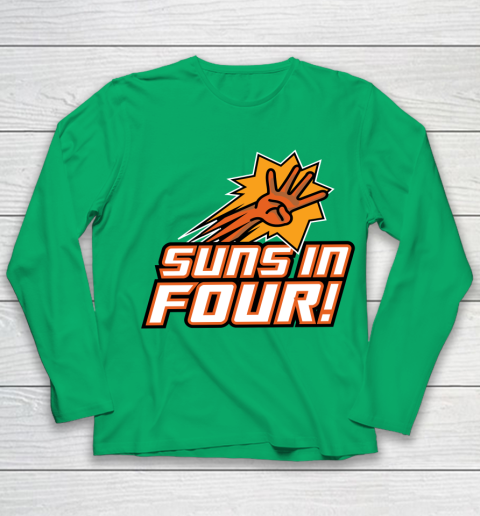 Suns In 4 Tshirt Suns In Four Youth Long Sleeve Tee For Sports