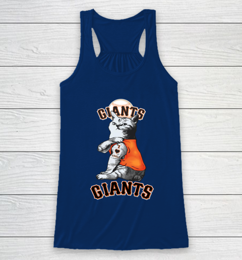 MLB Baseball My Cat Loves San Francisco Giants Racerback Tank 6